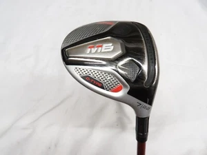 Used TaylorMade M6 D-Type 22* 7 Fairway Wood 7W Evenflow 50g Stiff (S) flex +HC - Picture 1 of 8