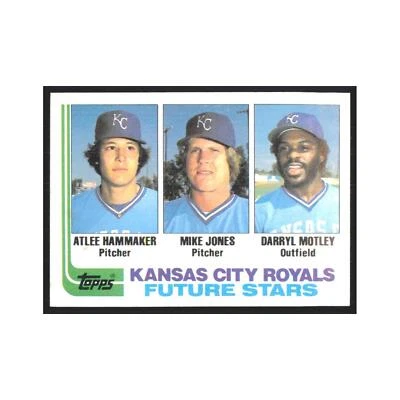 1982 Topps Atlee Hammaker/Mike Jones/Darryl Motley Royals #471 - Image 1 of 3