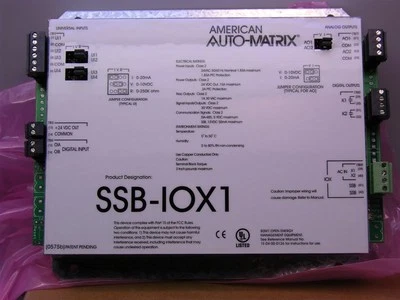 1 American Auto-Matrix SSB-IOX1 STATbus Expansion Module  - Image 1 of 2
