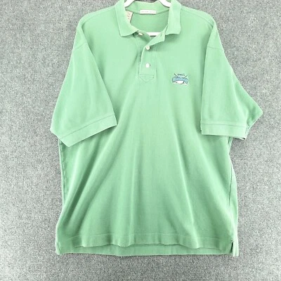 Camisa polo de golf Cutter & Buck para hombre grande logotipo Williams Championship algodón verde Foto 1 de 4