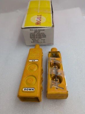 Nuevo interruptor colgante McGill 3400 SEAL-LOK SPDT N.O. 2 Botones ENVÍO GRATIS Foto 1 de 4