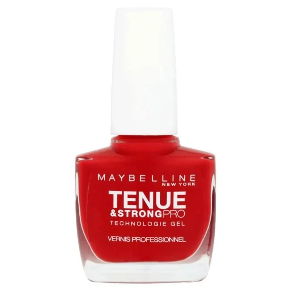 GEMEY MAYBELLINE ONGLES VERNIS GEL SUPERSTAY 7 DAYS 505 SOHO SO HOT ROUGE 10ML