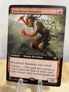 MTG Bloodbraid Marauder Extended Art Regular #454 Modern Horizons 2 raro quasi nuovo/m - Foto 1 di 1