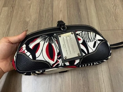 DOLCE&GABBANA Shoulder Hand Bag Multicolor Leather Small Purse Vintage Authentic - image 1 of 4