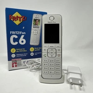 AVM FRITZ!Fon C6 DECT Komforttelefon hochwertiges Farbdisplay HD-Telefonie weiß - Bild 1 von 1