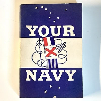 Your Navy NAVPERS 10600 Vintage 1946 Naval History Sailor’s Service Manual Foto 1 de 4