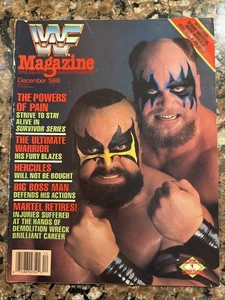WWF Magazine December 1988 The Powers of Pain Ultimate Warrior Hercules BBM - Picture 1 of 4
