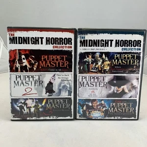 Midnight Horror Collection: Puppet Master 6 Filme DVD LOT Vol. 1 & 2 - Wie Neu! - Bild 1 von 10