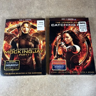 Голодные игры Mockingjay DVD коллекции 2-Pack, часть 1 и 2 * новый/запечатанный * - Изображение 1 из 4