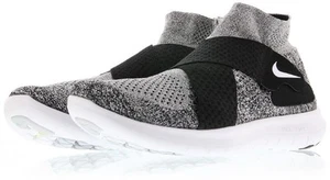 Nike Free RN Motion Flyknit 2017 Running Shoe Men Sz 11.5 Oreo Black 880845-001 - Picture 1 of 6