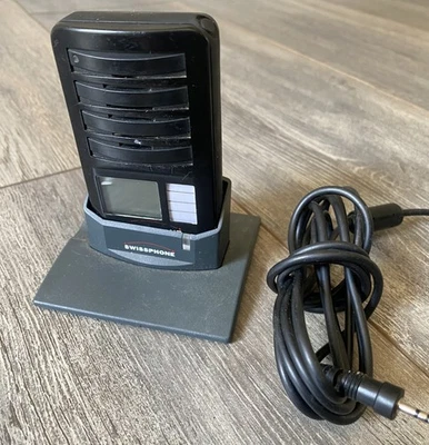 Swissphone RE729 MK Memo Voice Pager 155.5MHz  Works but HARD TO OPEN BATT COVER - image 1 of 4