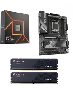 AMD Ryzen 7 7700X + Gigabyte B650 Gaming X AX V2 + G.Skill Flare X5 Series 32 Go - Photo 1/4