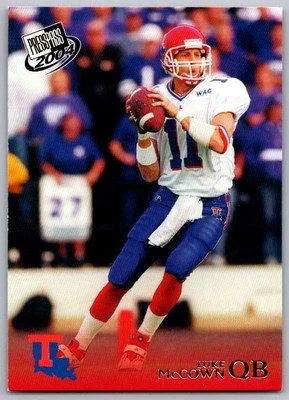 2004 Press Pass Luke McCown Louisiana Tech Bulldogs #5 - Image 1 of 2