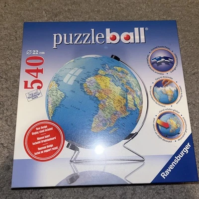 Ravensburger: Puzzleball The World Earth Globe 540 Piece Jigsaw No. 11 118 3 - Image 1 of 4