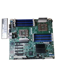 Placa madre Intel S5520HC de doble zócalo 1366 para servidor DDR3 ECC probada funcionando - Imagen 1 de 4