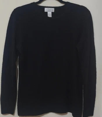 Suéter De Colección Sutton Studio Bloomingdales Negro 100% Cachemira Para Mujer Mediano  Foto 1 de 3