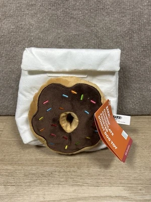 Bark Dunkin' Donuts Limited Edition 2025 Dog Toys Chocolate Frosted Donut New - Image 1 of 3