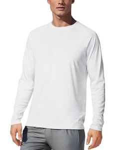 Men's UPF 50+ Long Sleeve Tee Shirts UV Sun Protection Quick Dry Tee Shirt Sw... - Picture 1 of 9