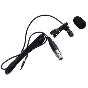1* - Lavalier Lapel Clip Microphone Mic 4-PIN Mini XLR TA4F For Wireless - Picture 1 of 22