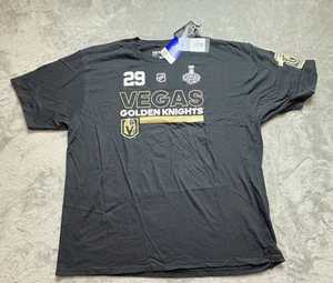 NWT! Vegas Golden Knights #29 Marc-Andre Fleury Stanley Cup Playoffs T-shirt - Picture 1 of 8