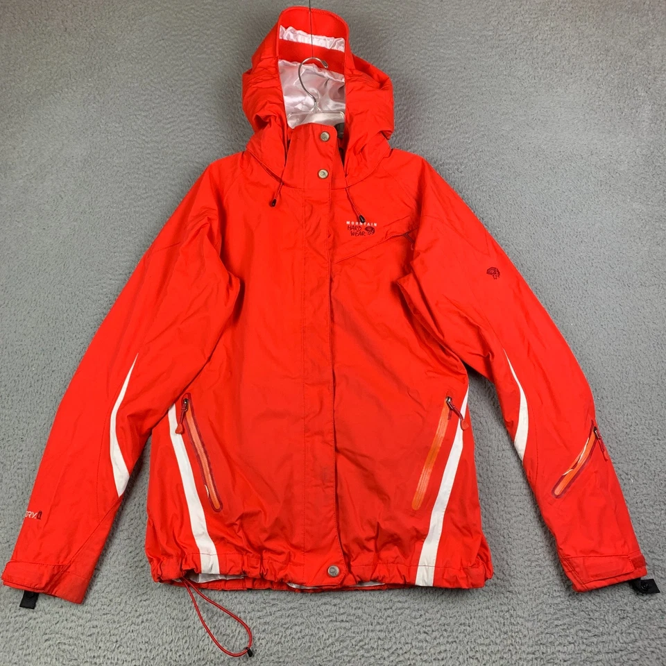 Mountain Hardwear дождевик женщин средний красный сухой Q оболочка водонепроницаемый туризм - Изображение 1 из 4