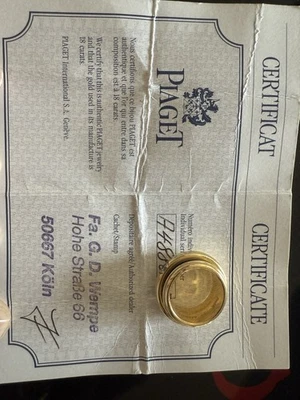 Piaget Ring 0,21 Ct. Brillanten, 750 Gold, 18 Karat - Bild 1 von 3