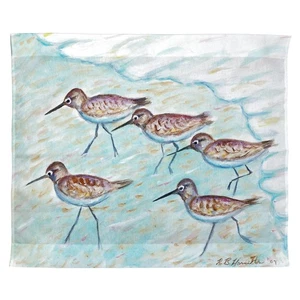 Betsy Drake Sandpipers Outdoor Wall Hanging 24x30 - Picture 1 of 1