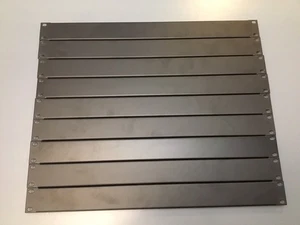 Lot of 9 Used Middle Atlantic 1U Rack Blank Panels,Steel Filler Plates,no Scratc - Picture 1 of 5
