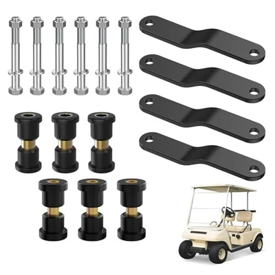 Club Car DS 后叶弹簧衬套套件,高尔夫球车后叶弹簧锁  — 第 1/4 张图片