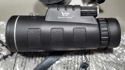 12x50 High Definition Monocular Telescope with Smartphone Adapter,Tripod  - Image 1 of 4