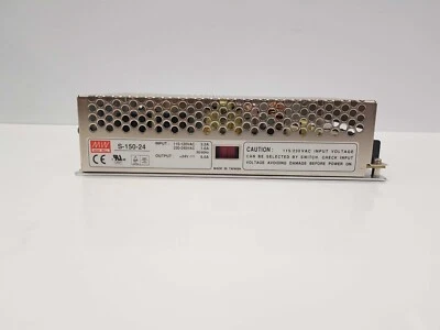 MEAN WELL S-150-24 POWER SUPPLY 6.5A - Image 1 of 4