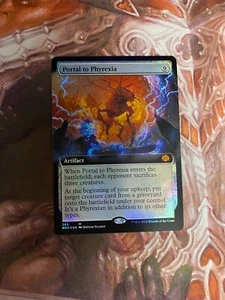 FOIL Portal to Phyrexia x 1 Near Mint Magic the Gathering MTG Brothers War BRO - Picture 1 of 2