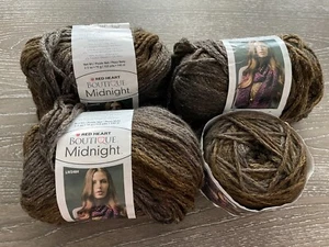 Red Heart Midnight 2.5oz/153yds - Whisper Lot of 4 - Clearance/Liquidation! - Picture 1 of 2