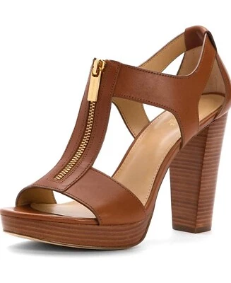 Sandalia Michael Kors Berkley para mujer marrón ~ talla 11M Foto 1 de 4