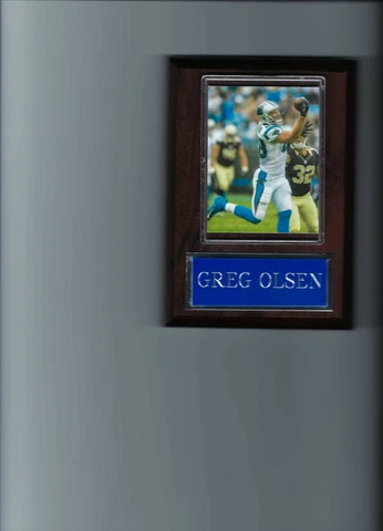 GREG OLSEN PLAQUE CAROLINA PANTHERS FOOTBALL NFL Cover