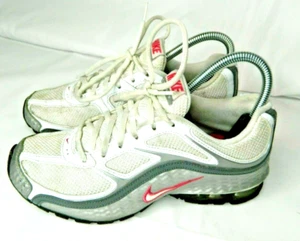 Nike 407987-116 Reax Run 5 White Silver Pink Running Shoes Women’s Size 7 - Picture 1 of 8