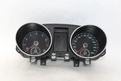 Speedometer Cluster 114K Miles Hatchback Fits 2010-11 VOLKSWAGEN GOLF OEM #27966 - Image 1 of 4