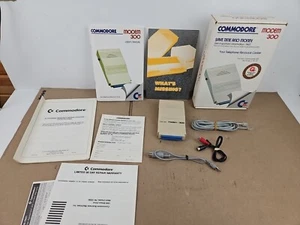 Commodore Modem 300 Save Time & Money Software kit 1st membership 1985 - Picture 1 of 13