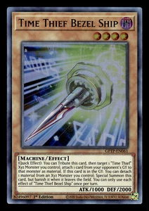 Yu-Gi-Oh! TCG: Ghosts From the Past 1st Ed. - Time Thief Bezel Ship GFTP-EN061 - Picture 1 of 2