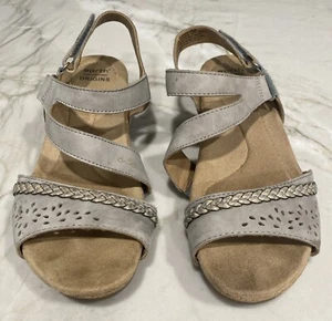 Earth Origins Sandals Womens 6.5M Kendra Karla Pearl Blue - Picture 1 of 10