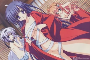 poster promo Sofuteni Softenni Hoshizora e Kakaru Hashi anime Ui Madoka Asuna - Picture 1 of 2
