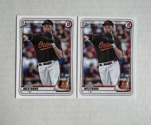 2020 Bowman Draft Jordan Westburg Lot 2 BD-111 Orioles - Bild 1 von 2