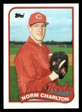 1989 Topps Norm Charlton #737 Cincinnati Reds
