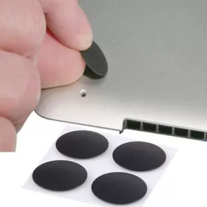 4PCS Rubber Foot Black Foot Mat Replacement Laptop Rubber Bottom Case Cover Feet - Picture 1 of 4
