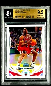 2004 2004-05 Topps Chrome Refractor #168 Ben Gordon RC Rookie BGS 9.5 POP 35 - Picture 1 of 12