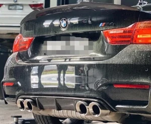 Puntas de escape de acero inoxidable plateado de 3,75" para BMW M2 M3 M4 M5 M6 ¡ajuste directo! - Imagen 1 de 2