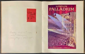 JOB LOT 13x London Theatre Programmes c1950s Palladium Danny Kaye - Picture 1 of 4