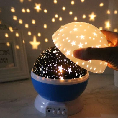 LED Sternenlicht Nachtlicht Einschlafhilfe Baby Lampe Schlummerlicht für Kinder - Bild 1 von 4