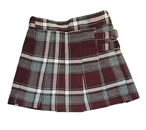 French Toast Girls Plaid Pleated Skort Skirt Size 4 School Uniform - Picture 1 of 3