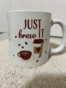JUST BREW IT FUNNY NOVELTY COFFEE MUG- 11OZ CERAMIC Royal Norfolk - Picture 1 of 11